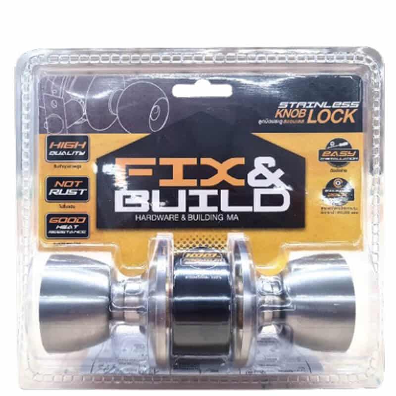 ลูกบิดประตู ECO 3201SS FIX&BUILD+